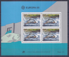 Europa 1986 - Portugal Mi Bl 50 (**) - 1986