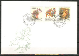 Liechtenstein 1983 FDC Customs Sc 756-58 Mi 818-20 - FDC