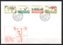 Liechtenstein 1988 FDC Olympic Game  Sc 888-89 Mi 947-5 - FDC