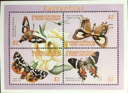 Grenada Grenadines 2000 World Butterflies Sheetlet MNH - Butterflies