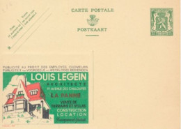 BELGIUM PPS 30C GREEN "SCEAU D'ETAT" SBEP 5 PUBLIBEL 216 LEGEIN VILLAS UNUSED - Publibels