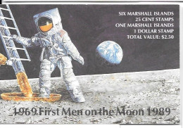 Marshall Islands Booklet Mnh ** 1989 17 Euros Space Moon Astronaut - Marshallinseln