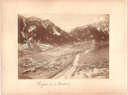 73 - MODANE - Photographie Ancienne 11,9 X 16,8 Cm Sur Carton 17,4 X 23,4 Cm - "MODANE VU D'AMODUM" - (1911) - Photo - Modane