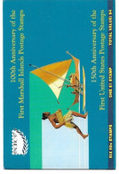 Marshall Islands Booklet Cancelled Pacific 1997 10 Euros Stamps On Stamps - Marshallinseln
