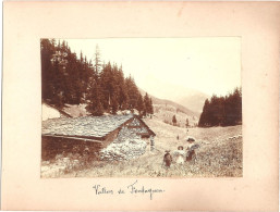 73 - MODANE - Photographie Ancienne 11,6 X 16,6 Cm Sur Carton 17,4 X 22,9 Cm - "VALLON DE FONTAGNEUX" - (1911) - Photo - Modane