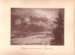 Dépt 73 - MODANE - Photographie Ancienne 11,8 X 16,9 Cm Sur Carton 17,5 X 23,6 Cm - ROUTE DU CHARMAIX - (1911) - Photo - Modane