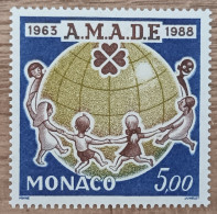 Monaco - YT N°1625 - AMADE / Amis De L'enfance - 1988 - Neuf - Neufs