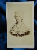 Photo Cdv Anonyme Vers 1865  - Marie Antoinette L437 - Oud (voor 1900)