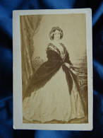 Photo Cdv Anonyme - Augusta De Saxe-Weimar-Eisenach Circa 1860-65 L437 - Ancianas (antes De 1900)