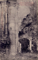 Environs De Lyons La Forêt Ruines De L'abbaye  De Montemor Pilier Du Chœur ( Timbrée En 1911 - Lyons-la-Forêt