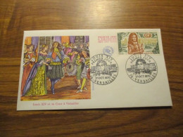 FDC - 1er Jour - France - 1970 - Louis XIV Et Sa Cour à Versailles - 1970-1979