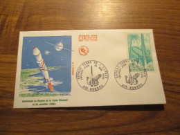 FDC - 1er Jour - France - 1970 - Lancement En Guyane De La Fusée Diamant - 1970-1979