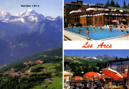 Les Arcs 3 Vues :  Vue Générale De La Station La Piscine Le Mont Blanc ; éditeur: Francez à Annecy - Otros & Sin Clasificación