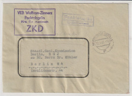 ZKD-Brief über Postnebenstelle Pechtelsgrün - Other & Unclassified