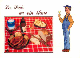 Recettes De Cuisine - Les Diots Au Vin Blanc - Gastronomie - CPM - Carte Neuve - Voir Scans Recto-Verso - Küchenrezepte