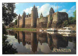 56 - Josselin - Le Château Aux Bords De L'Oust - Bateaux - Carte Neuve - CPM - Voir Scans Recto-Verso - Josselin