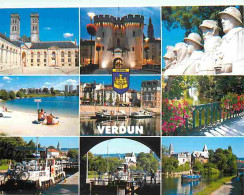 55 - Verdun - Multivues - Bateaux - Blasons - Carte Neuve - CPM - Voir Scans Recto-Verso - Verdun