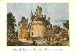 24 - Villars - Le Château De Puyguilhem - Gravure Du 19e Siècle - CPM - Voir Scans Recto-Verso - Otros & Sin Clasificación