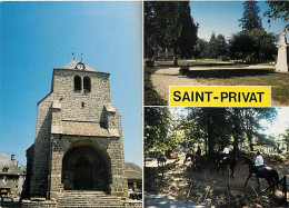 19 - Saint Privat - Multivues - Chevaux - CPM - Voir Scans Recto-Verso - Other & Unclassified