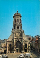 14 - Honfleur - Eglise St-Léonard - Portail Flamboyant Et Tour-clocher 18e S. - Automobiles - Carte Neuve - CPM - Voir S - Honfleur