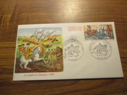 FDC - 1er Jour - France - 1970 - La Bataille De Fontenoy - 1970-1979