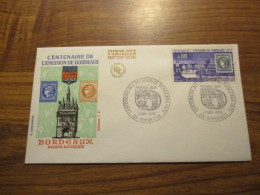 FDC - 1er Jour - France - 1970 - Centenaire De L'émisson De Bordeaux - 1970-1979