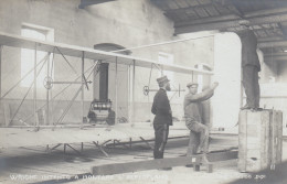 Aviazione -  Raduni - Roma 1909  -  I Voli Di Wright  -  Wright Monta L'aero -  F. Piccolo   -  Nuova   - Molto Bella - Meetings