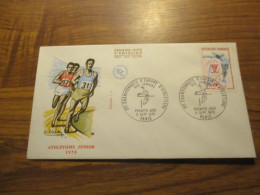 FDC - 1er Jour - France - 1970 - Athlétisme Junior - 1970-1979