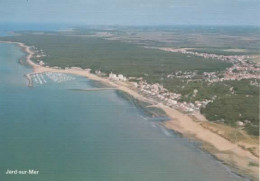 JARD SUR MER, VUE AERIENNE, PLAGES DE BOISVINET, DE MORPOIGNE ET PORT DE PLAISANCE COULEUR REF 16220 - Sables D'Olonne