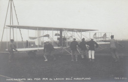 Aviazione -  Raduni - Roma 1909  -  I Voli Di Wright  -  Innalzamento Del Peso -  F. Piccolo   -  Nuova   - Molto Bella - Riunioni