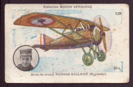 Image Publicitaire " Bozon, Verduraz " Avion De Chasse Morane-Saulnier - Altri & Non Classificati