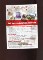 Belgie BUZIN Blaadje Philately Met 0.10€ Uil - Souvenir Cards - Joint Issues [HK]