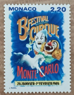 Monaco - YT N°1596 - 13e Festival International Du Cirque De Monte Carlo - 1987 - Neuf - Nuevos