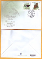 2021 Moldova Moldavie  FDC EUROPA CEPT-2021  Owl, Stork, Fauna, Birds - Moldavie