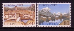 SCHWEIZ MI-NR. 1094-1095 POSTFRISCH(MINT) EUROPA 1977 LANDSCHAFTEN - Unused Stamps
