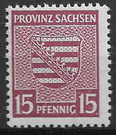 Allemagne/Zone Soviétique/Saxe Michel N° 80x Neuf ** MNH. TB - Neufs