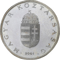 Hongrie, 10 Forint, 2001, Budapest, Cupro-nickel, SPL, KM:695 - Hongarije