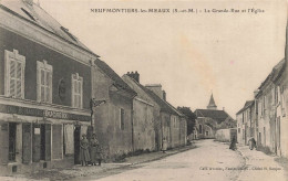 Neufmontiers Les Meaux * La Grande Rue Et L'église * Boulangerie DUCREUX - Autres & Non Classés