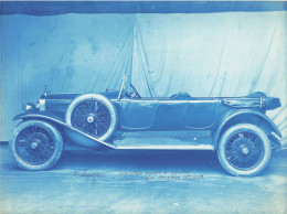 Automobile * RARE Photo Cyanotype * Torpedo Sport 4 Places Sur Chassis DELAGE * Garage Automobiles à Montrouge - Voitures De Tourisme