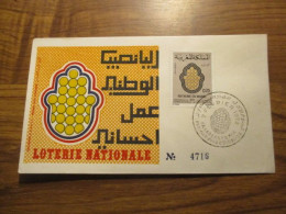 FDC - 1er Jour - Maroc - 1972 - Loterie Nationale - Marocco (1956-...)