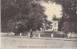 Louviers.La Route D'Evreux Passant Devant Le Chateau De La Rivette. - Louviers