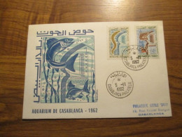 FDC - 1er Jour - Maroc - 1962 - Aquarium De Casablanca - Marocco (1956-...)