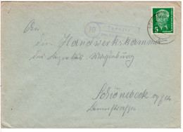 DDR 1964, Landpost Stpl. 19 TORNITZ über Schönebeck Auf Drucksache M. 5 Pf. - Cartas & Documentos