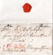 Württemberg 1810, Schreibschrift-L1 HEILBRONN Auf Wert Brief V. Neckarsulm - [Voorlopers