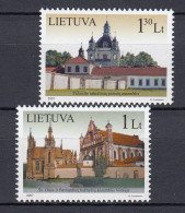 LITHUANIA 2007 Churches Architecture MNH(**) Mi 935-936 #Lt951 - Lithuania