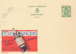 BELGIUM PPS 30C GREEN "SCEAU D'ETAT" SBEP 6 PUBLIBEL 245 AMER CUSENIER UNUSED - Werbepostkarten