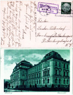 DR 1934, Landpost Stpl. WALDBRUNN über Würzburg Auf Universität Sw-AK M. 6 Pf. - Autres & Non Classés