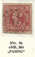 Bayern, OMR 384 PASING Auf Breitrandiger 3 Kr.  - Used