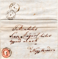 Österreich, DEVA VANYA, Ungarn-K1 Auf Brief M. 5 Kr. - Cartas & Documentos