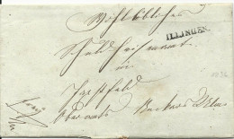 Württemberg 1835, L1 ILLINGEN Auf Franco Brief N. Jagstfeld. - Prephilately